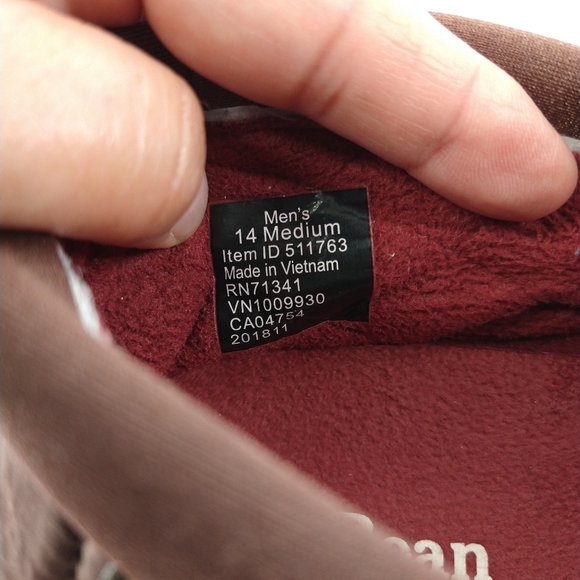 L.L. Bean Men Ultralight PrimaLoft Slip On Slippers Sz. 14 - Picture 5 of 9